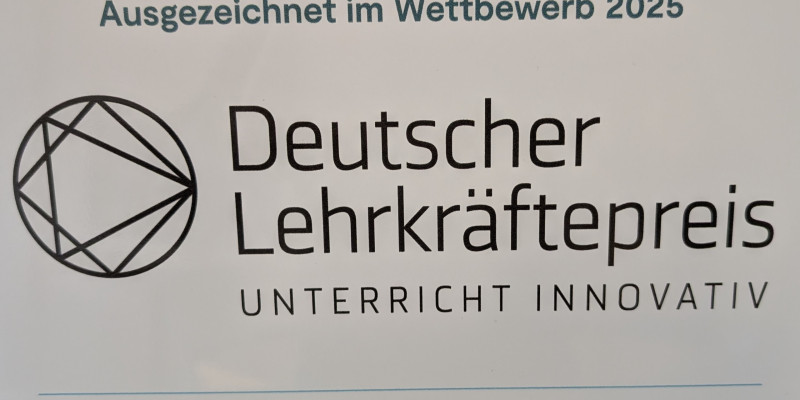 Deutscher Lehrkr&auml;ftepreis f&uuml;r Dimitri Fromm