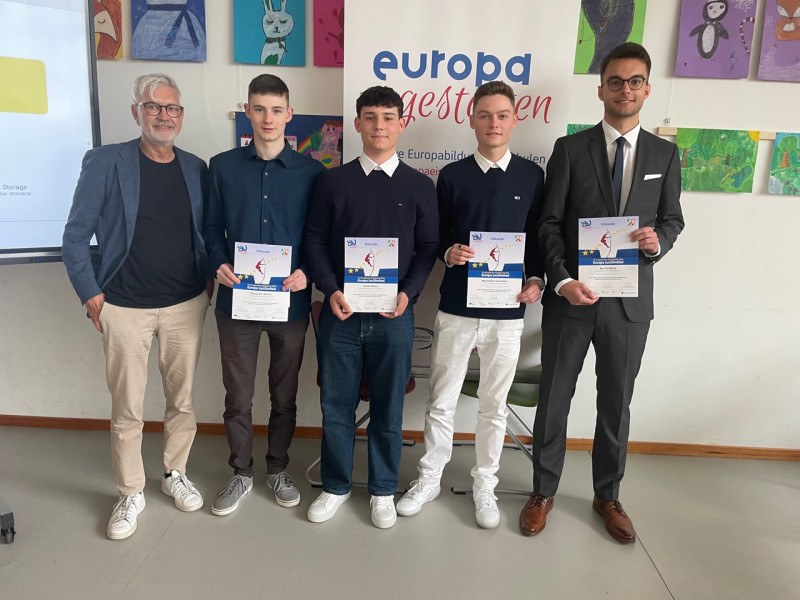 Preisverleihung des „Europäischen Wettbewerbs“ 2024 – 2. Preis auf Landesebene
