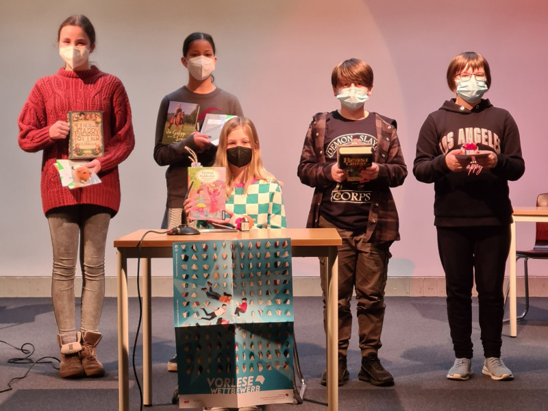 Gewinnerinnen und Gewinner des diesj&auml;hrigen Vorlesewettbewerbs