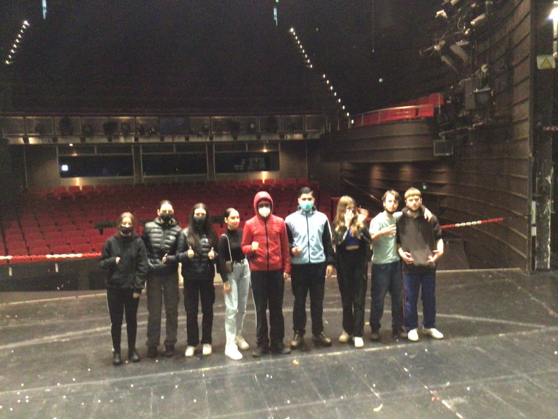 Kulturscouts der JKG im Theater Bielefeld